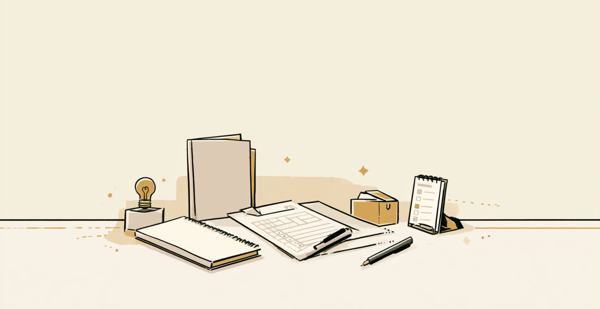 50代・60代から小さな商いを始めるための準備イラスト